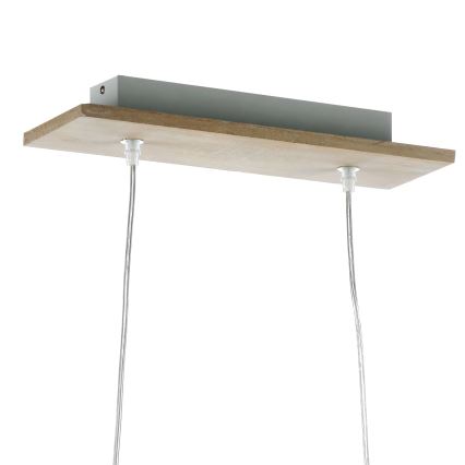 ONLI - Пендел FLORA 2xE27/22W/230V зелен/златист