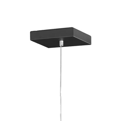 ONLI - Пендел FORESTA 1xE27/15W/230V черен