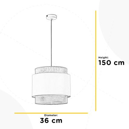 ONLI - Пендел LICIA 1xE27/22W/230V