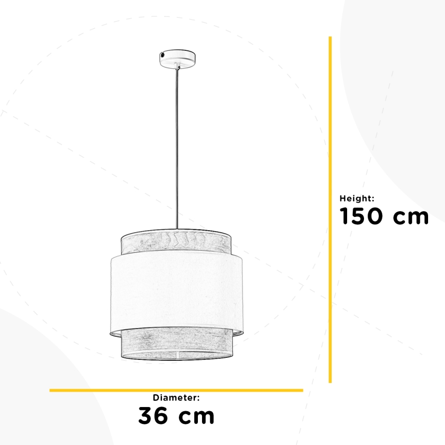 ONLI - Пендел LICIA 1xE27/22W/230V