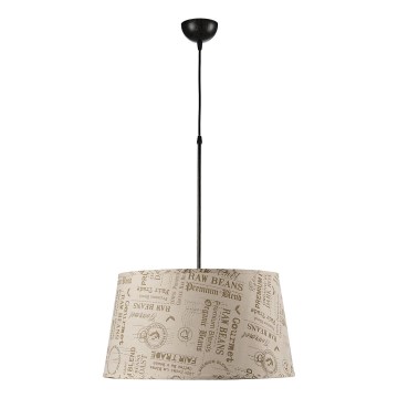 ONLI - Пендел MAIDA 1xE27/15W/230V Ø 50 cm кафяв