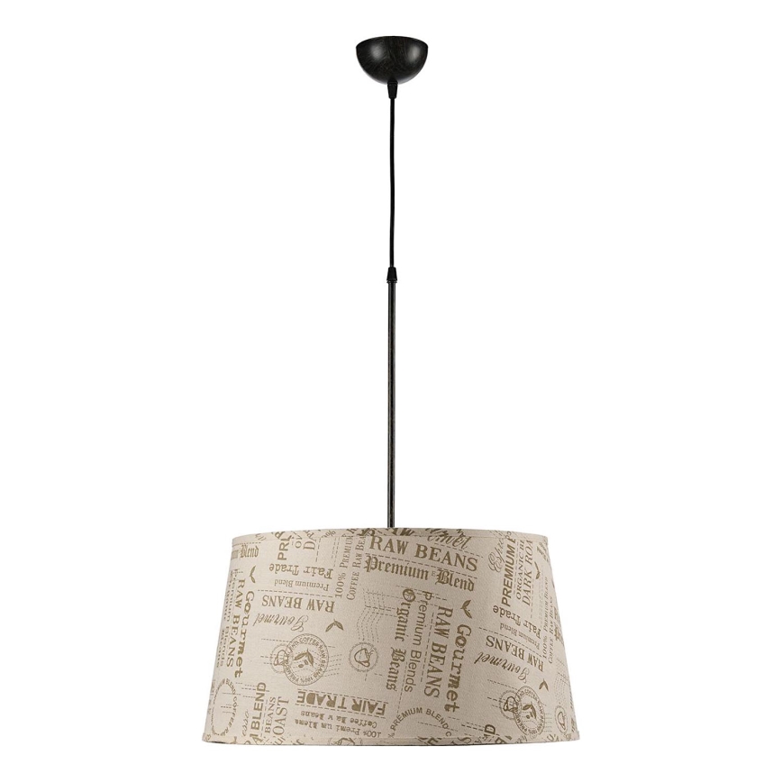 ONLI - Пендел MAIDA 1xE27/15W/230V Ø 50 cm кафяв