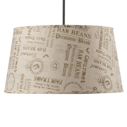 ONLI - Пендел MAIDA 1xE27/15W/230V Ø 50 cm кафяв