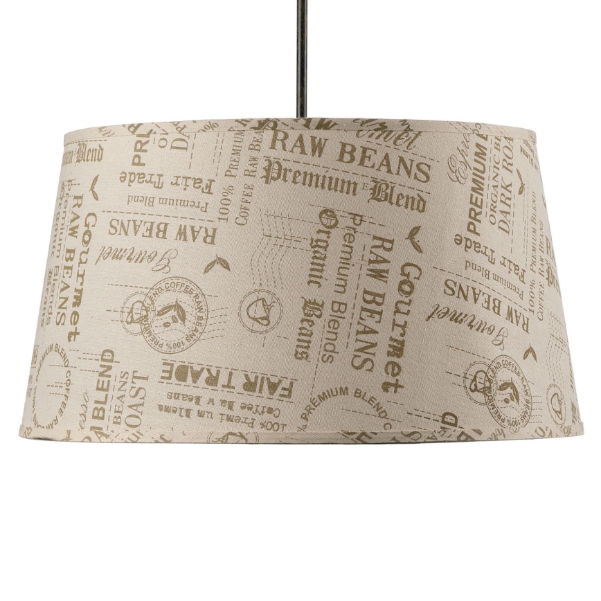 ONLI - Пендел MAIDA 1xE27/15W/230V Ø 50 cm кафяв