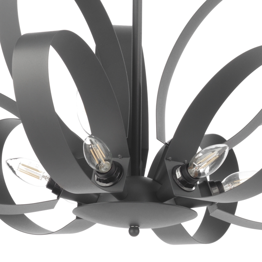 ONLI - Пендел SERENA 9xE14/6W/230V черен