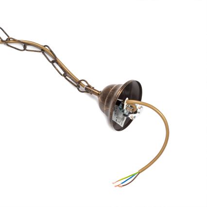 ONLI - Пендел TERESA 5xE14/6W/230V бронзов