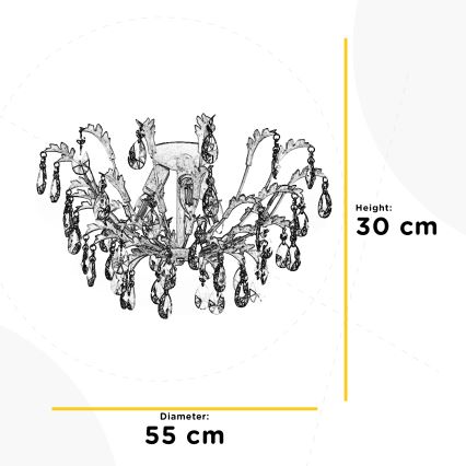 ONLI - Плафон CESTA 3xE14/6W/230V
