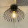 ONLI - Плафон DUCCIO 1xE27/22W/230V Ø 30 см черен
