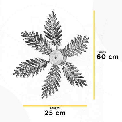 ONLI - Плафон FELCE 3xE14/6W/230V бронзов