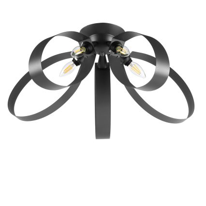 ONLI - Плафон SERENA 5xE14/6W/230V черен