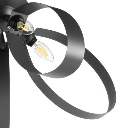 ONLI - Плафон SERENA 5xE14/6W/230V черен