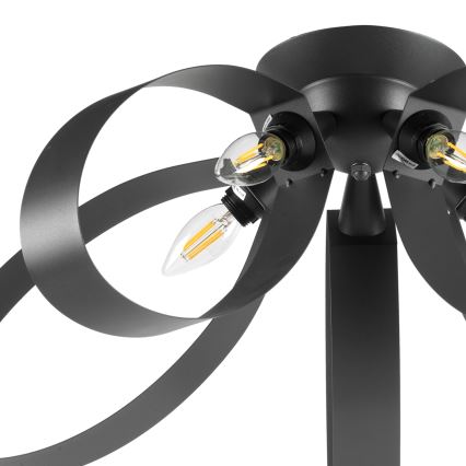 ONLI - Плафон SERENA 5xE14/6W/230V черен