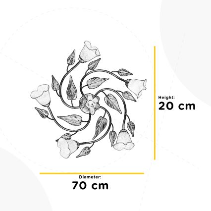 ONLI - Плафон VANDA 5xE14/6W/230V