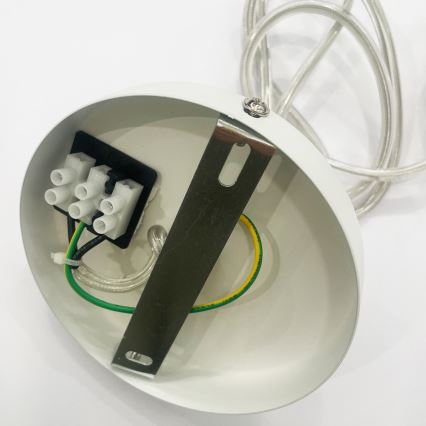 ONLI - Полилей на кабел BOLLICINE 1xE27/15W/230V бял