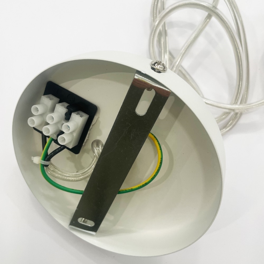 ONLI - Полилей на кабел BOLLICINE 1xE27/15W/230V бял