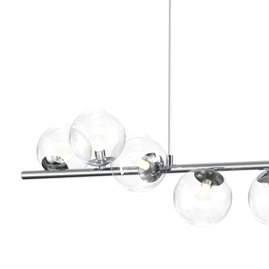 ONLI - Полилей на кабел KIMBERLY 8xG9/6W/230V лъскав хром