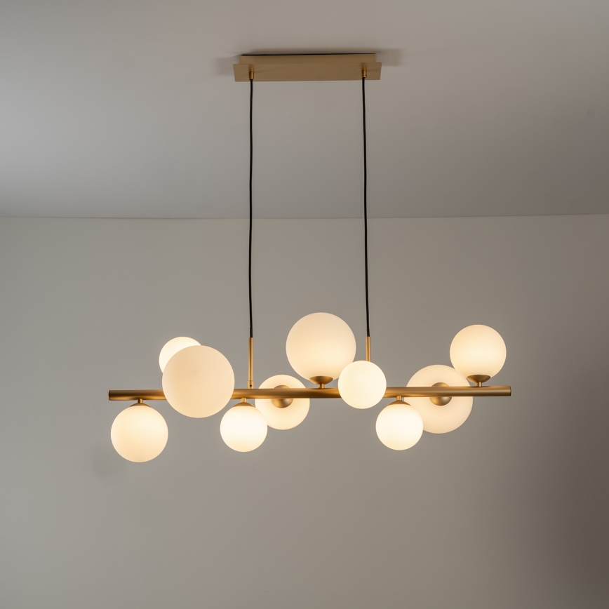 ONLI - Полилей на кабел PALOMA 10xG9/3W/230V златен