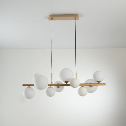 ONLI - Полилей на кабел PALOMA 10xG9/3W/230V златен