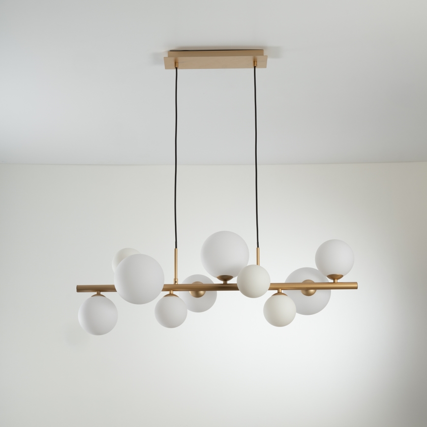 ONLI - Полилей на кабел PALOMA 10xG9/3W/230V златен