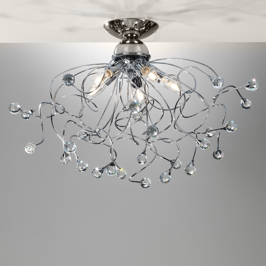 ONLI - Полилей за повърхностен монтаж TRILLY 5xE14/6W/230V