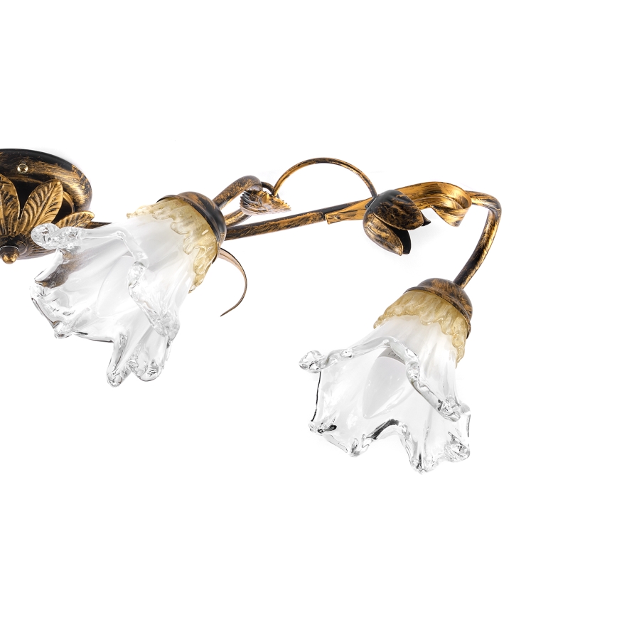 ONLI - Таванно осветително тяло ARIANNA 4xE14/6W/230V бронзово