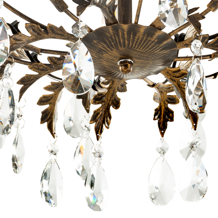 ONLI - Таванно осветително тяло TERESA 3xE14/6W/230V бронзово