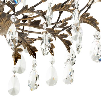 ONLI - Таванно осветително тяло TERESA 5xE14/6W/230V бронзово