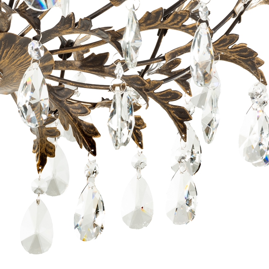 ONLI - Таванно осветително тяло TERESA 5xE14/6W/230V бронзово