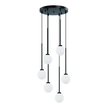 Open Design OR80636 - Полилей на кабел OTA 6xG9/8W/230V черен