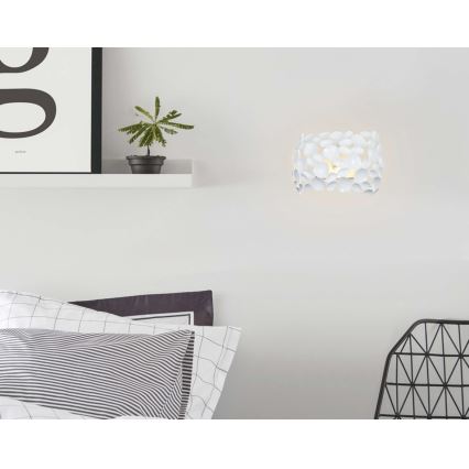 Open Design OR81466 - Настенно осветително тяло CARERA 1xG9/7W/230V бяло