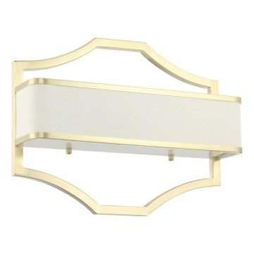 Open Design OR84511 - Аплик GERDO 2xE14/12W/230V месинг/бяло