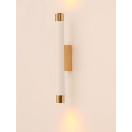 Open Design OR84559 - Аплик Q 2xG9/3,5W/230V бяло/златно
