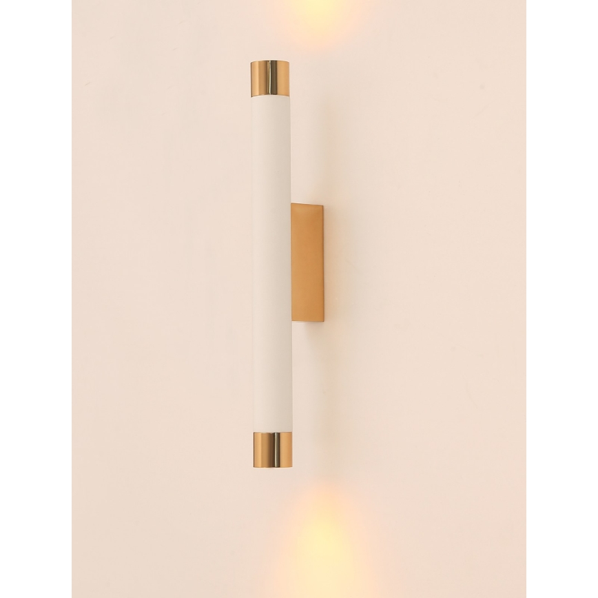 Open Design OR84559 - Аплик Q 2xG9/3,5W/230V бяло/златно