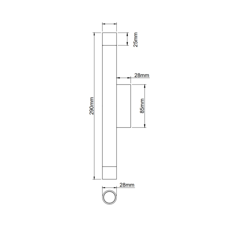 Open Design OR84573 - Настенно осветително тяло Q 2xG9/3,5W/230V черно/златисто