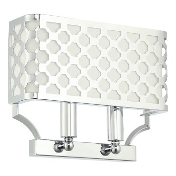 Open Design OR84597 - Стенно осветително тяло VERNO 2xE14/12W/230V лъскав хром