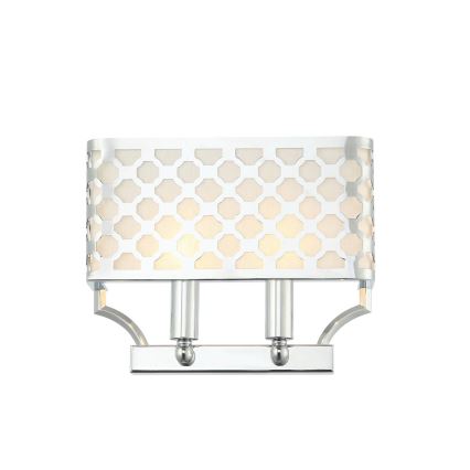 Open Design OR84597 - Стенно осветително тяло VERNO 2xE14/12W/230V лъскав хром