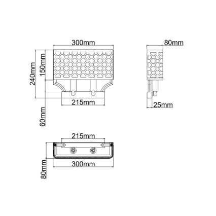 Open Design OR84597 - Стенно осветително тяло VERNO 2xE14/12W/230V лъскав хром