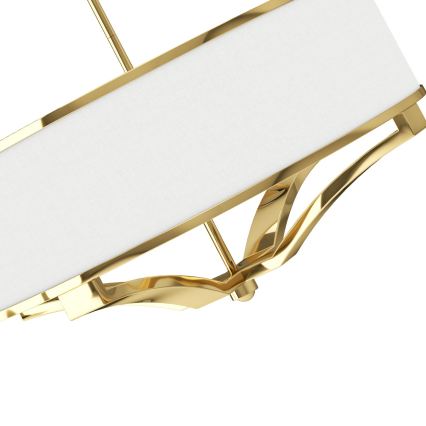 Open Design OR84825 - Полилей на тръба GERDO 4xE27/12W/230V златист/бял