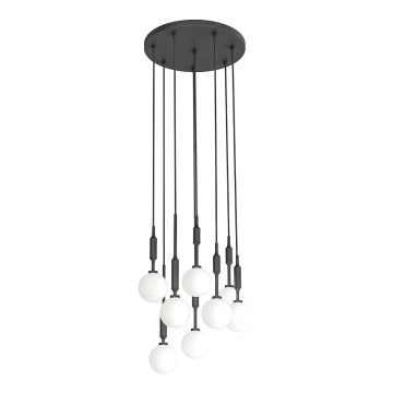 Open Design OR85341 - Подвесен полилей на кабел ERO 8xG9/8W/230V, черен