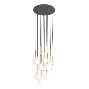 Open Design OR85365 - Златен полилей на кабел ERO 10xG9/8W/230V