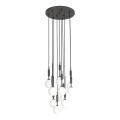 Open Design OR85372 - Полилей на стоманени въжета ERO 10xG9/8W/230V, черен