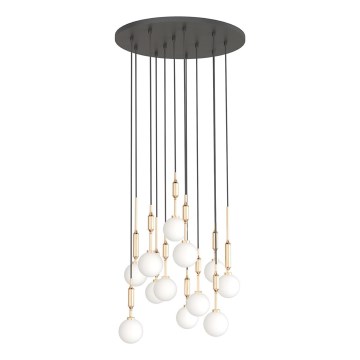 Open Design OR85396 - Полилей на кабел ERO 12xG9/8W/230V златен