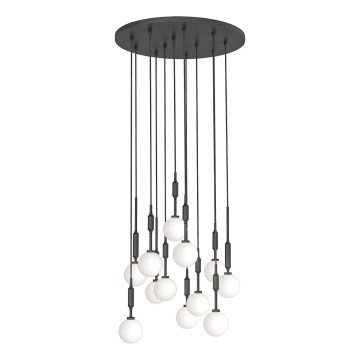 Open Design OR85402 - Подвесен полилей на кабел ERO 12xG9/8W/230V черен