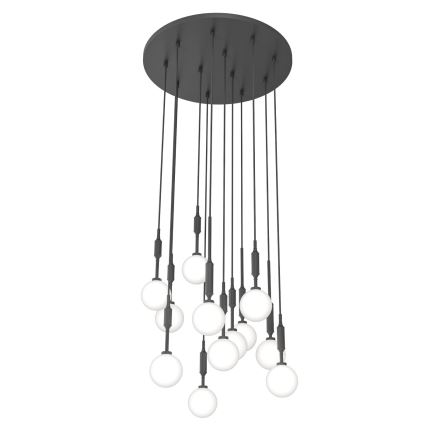 Open Design OR85402 - Подвесен полилей на кабел ERO 12xG9/8W/230V черен