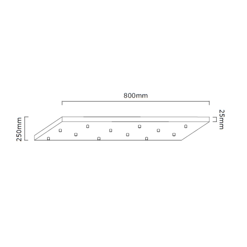 Open Design OR85457 - Полилей на кабел ERO 12xG9/8W/230V златист