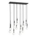 Open Design OR85464 - Подвесен полилей ERO на кабел 12xG9/8W/230V, черен