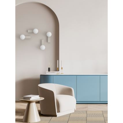 Open Design OR85549 - Стенен аплик за баня BOLETTA 1xG9/8W/230V IP44 бежов