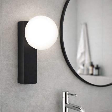 Open Design OR85556 - Стенно осветително тяло за баня BOLETTA 1xG9/8W/230V IP44 черно