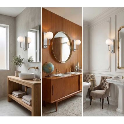 Open Design OR85594 - Стенен аплик за баня ERO 1xG9/9W/230V IP44, лъскав хром