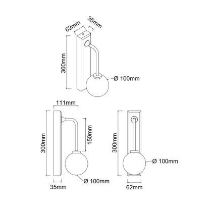 Open Design OR85617 - Стенна лампа за баня ERO 1xG9/9W/230V IP44 розово злато
